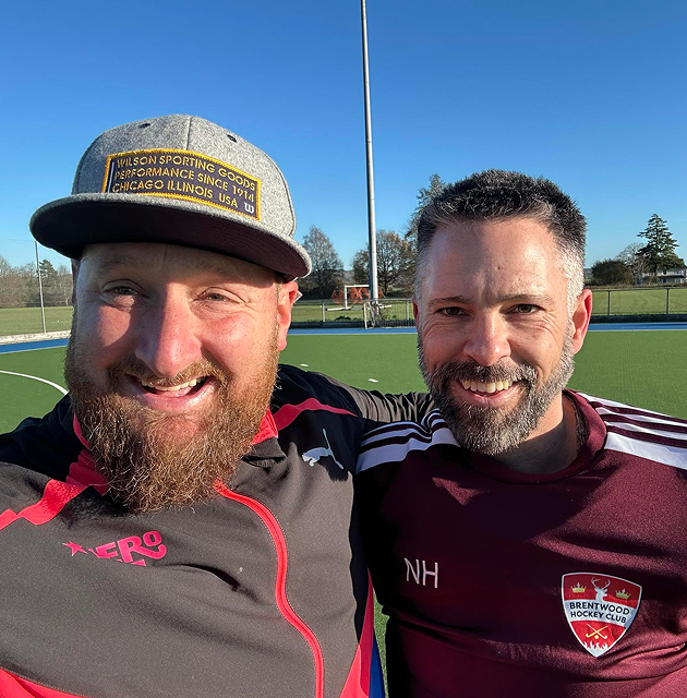 image shows founder Keir with a keeper smiling